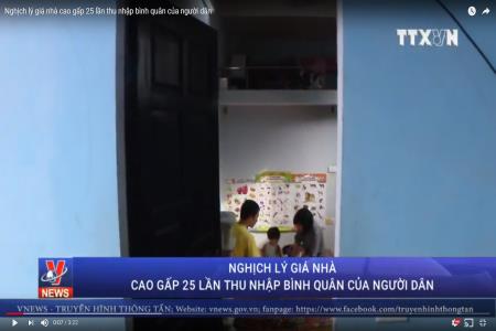Nghịch lý giá nhà cao gấp 25 lần thu nhập bình quân của người dân