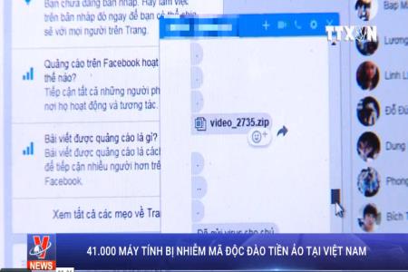 41.000 máy tính bị nhiễm mã độc đào tiền ảo tại Việt Nam