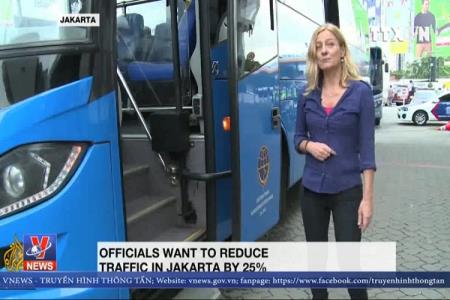 Jakarta thực thi quy định dùng biển chẵn - lẻ để giảm ùn tắc