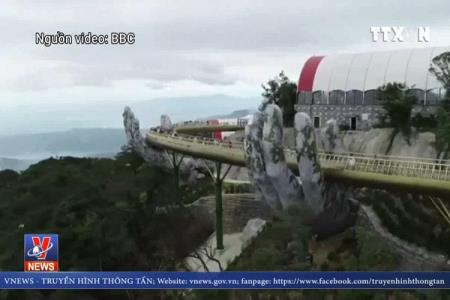 Cầu Vàng ở Đà Nẵng vào top 100 điểm đến tuyệt vời nhất thế giới