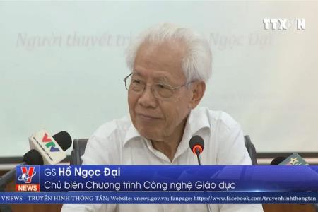 GS Hồ Ngọc Đại lên tiếng về Công nghệ Tiếng Việt