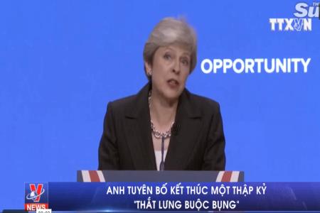 Anh tuyên bố kết thúc một thập kỷ "thắt lưng buộc bụng"