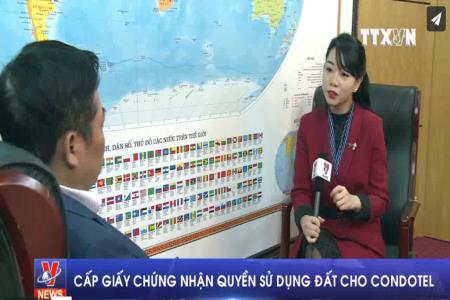 Cấp giấy chứng nhận quyền sử dụng đất cho condotel