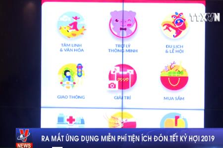 Ra mắt ứng dụng miễn phí tiện ích đón Tết Kỷ Hợi 2019