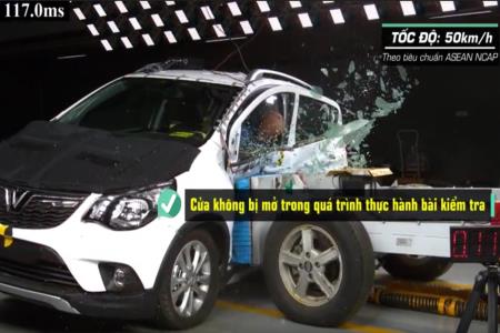 VinFast Fadil vừa đạt các bài kiểm tra thử va đập ở Hàn Quốc