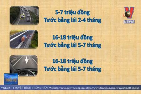 Phạt 16-18 triệu đồng với hành vi đi lùi, chạy ngược chiều trên cao tốc