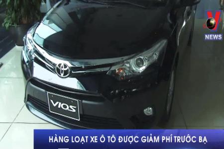 Giảm phí trước bạ hàng loạt xe ô tô