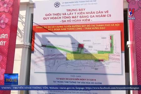 Tiến độ hoàn thành tuyến đường sắt qua Hồ Gươm chậm 12 năm