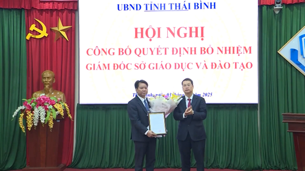 Thái Bình bổ nhiệm Giám đốc Sở GD&ĐT sau gần 6 tháng 