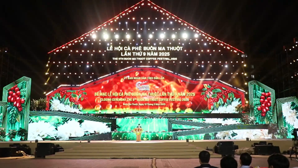 Bế mạc Lễ hội Cà phê Buôn Ma Thuột lần thứ 9