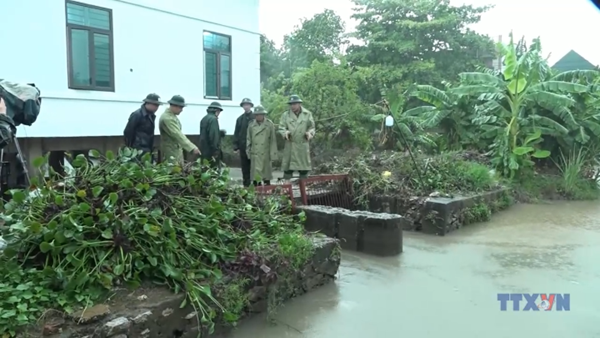 Thanh Hóa khẩn trương tiêu úng, chống ngập sau bão