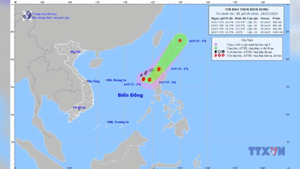 BÃO SỐ 4: DỰ BÁO GIÓ MẠNH, SÓNG LỚN TRÊN BIỂN