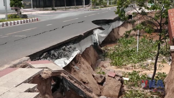 Công bố tình huống khẩn cấp sạt lở khu vực kè Thường Thới Tiền