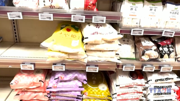 Giá gạo ở Nhật Bản tăng tuần thứ hai liên tiếp