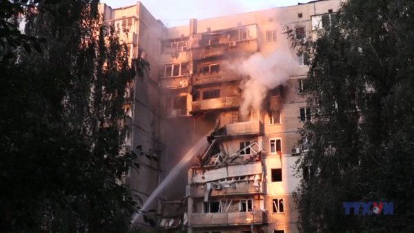 Ukraine bị tập kích quy mô lớn nhất kể từ khi xung đột với Nga