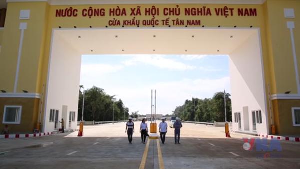 Cửa khẩu quốc tế Tân Nam kỳ vọng phát huy cửa ngõ giao thương