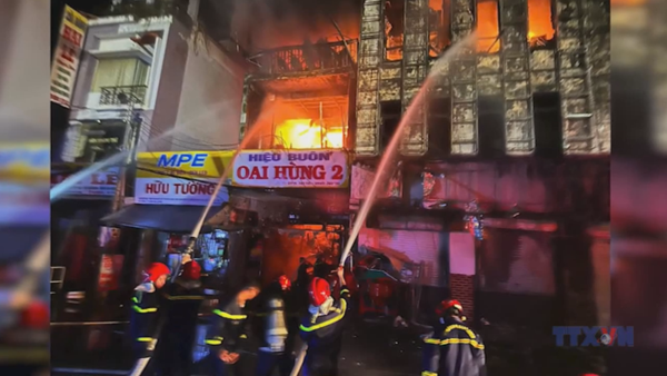 Khống chế đám cháy lớn tại Năm Căn, Cà Mau