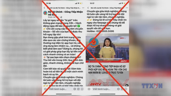 Cảnh báo tình trạng giả mạo facebook của Bộ Tài Chính để lừa đảo