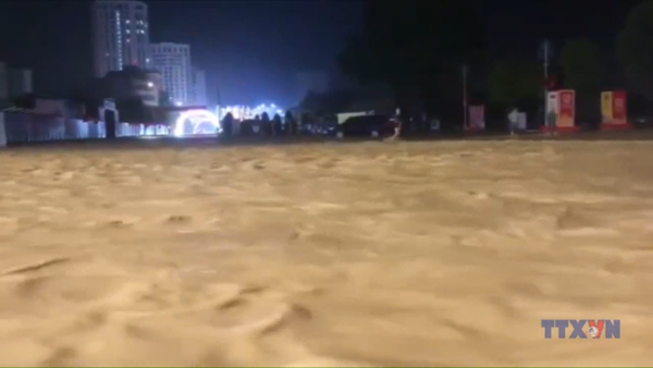 Thái Nguyên ngập nặng do lũ sông Cầu đạt đỉnh 29,9m