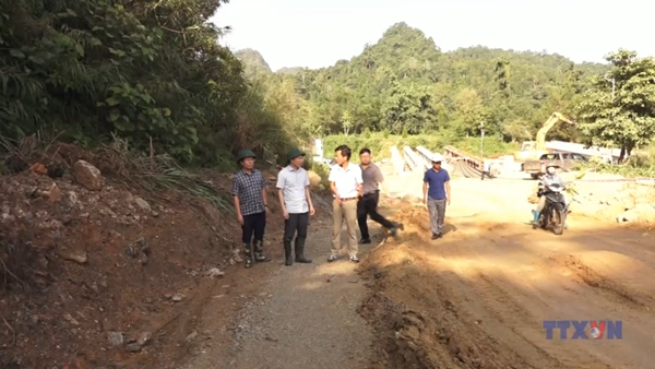 Cao Bằng khẩn trương khai thông các đoạn đường bị tắc nghẽn