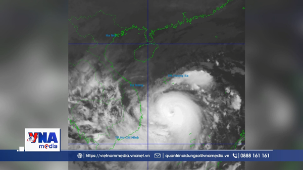 Cập nhật diễn biến bão số 13
