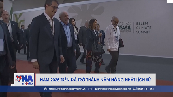 Năm 2025 trên đà trở thành năm nóng nhất lịch