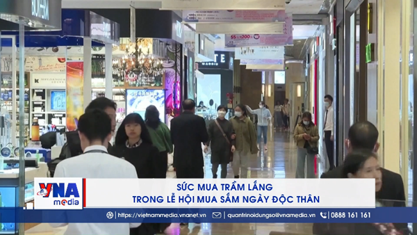 Sức mua trầm lắng trong Lễ hội mua sắm Ngày Độc thân