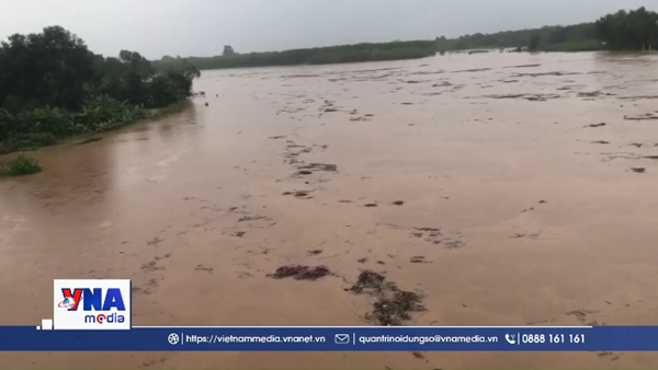 Quảng Trị: Lũ trên các sông xuống chậm, hơn 1.500 hộ bị ngập