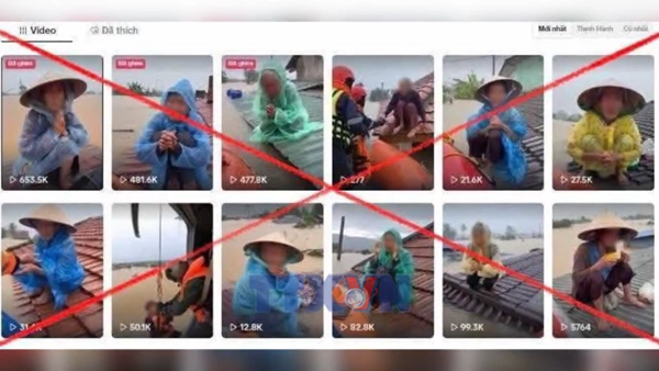 Cảnh báo tin giả AI xuyên tạc về mưa lũ miền Trung