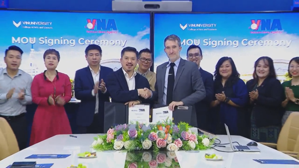 Ký kết hợp tác giữa VNAM Media với VinUni