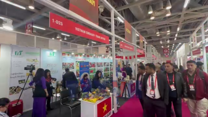 Nông sản, thực phẩm Việt Nam có mặt tại Indusfood 2026