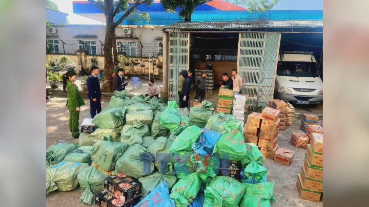 Quảng Ninh ngăn chặn gần 4 tấn thực phẩm bẩn cận Tết