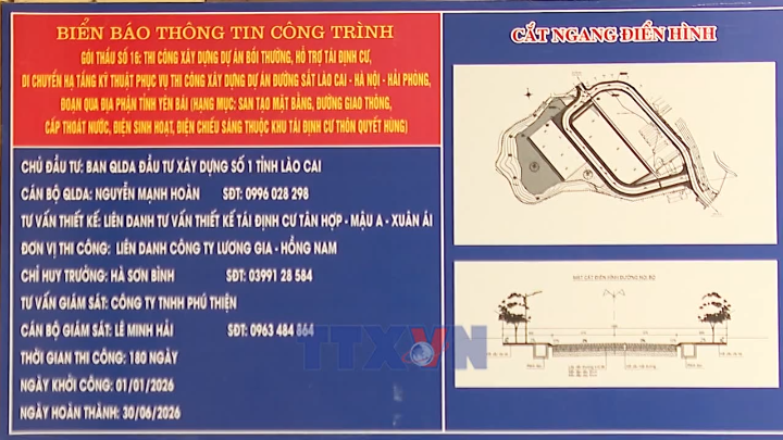 Lào Cai đẩy nhanh tiến độ tái định cư phục vụ đường sắt