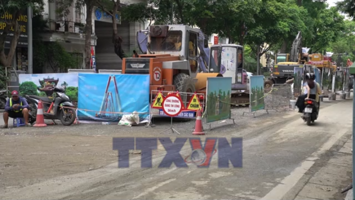Hà Nội điều chỉnh giao thông trên một số tuyến phố đến 15/6