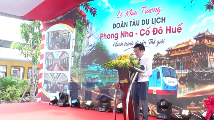 Khai trương đoàn tàu “Phong Nha – Cố đô Huế: Hành trình Di sản