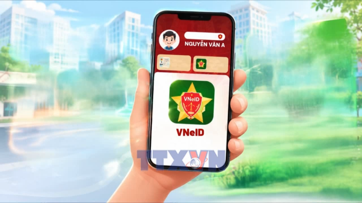 Quyền lợi quan trọng trên VNeID: Tích hợp tài khoản ngân hàng