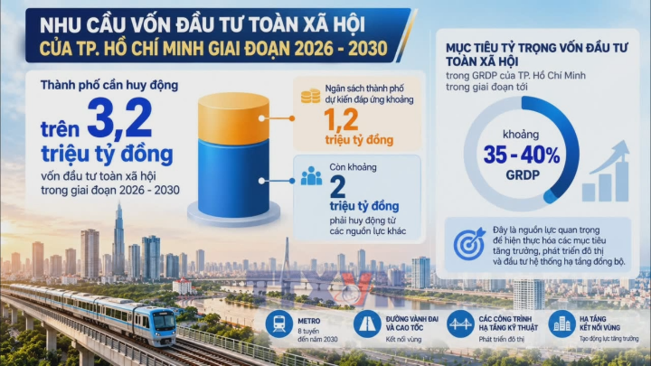 Trái phiếu đô thị qua VIFC, mở “đường vốn” cho hạ tầng TP.HCM